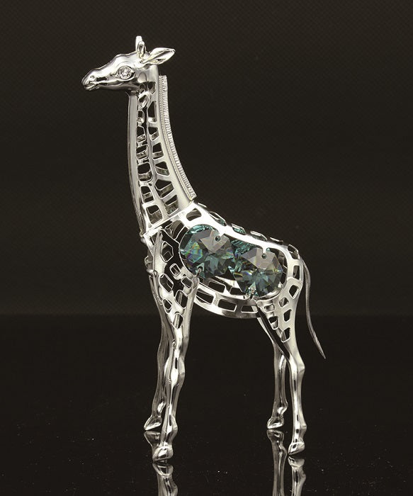 Giraffe with handcrafted Swarovski crystal element - Breathtaking Gift